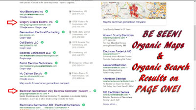 Page One Organic Search