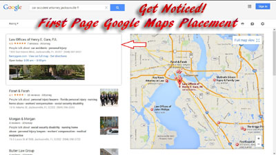 Google Maps Placement